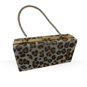 Leopard Print Evening Clutch